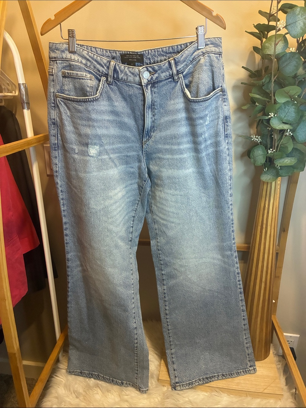 RW&CO. Light Blue Wide Leg Women's Jeans